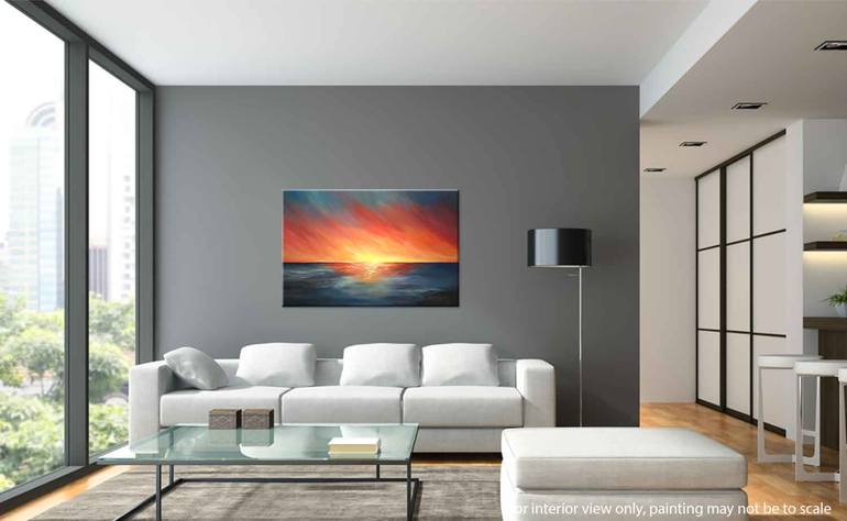 Original Modern Seascape Painting by Liz Whaley