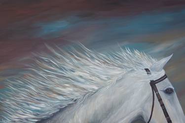 Print of Figurative Horse Paintings by Liz Whaley