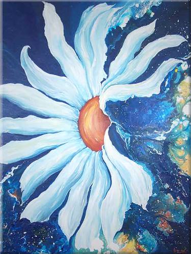 A Daisy Emerges, Liz W Fine Art thumb