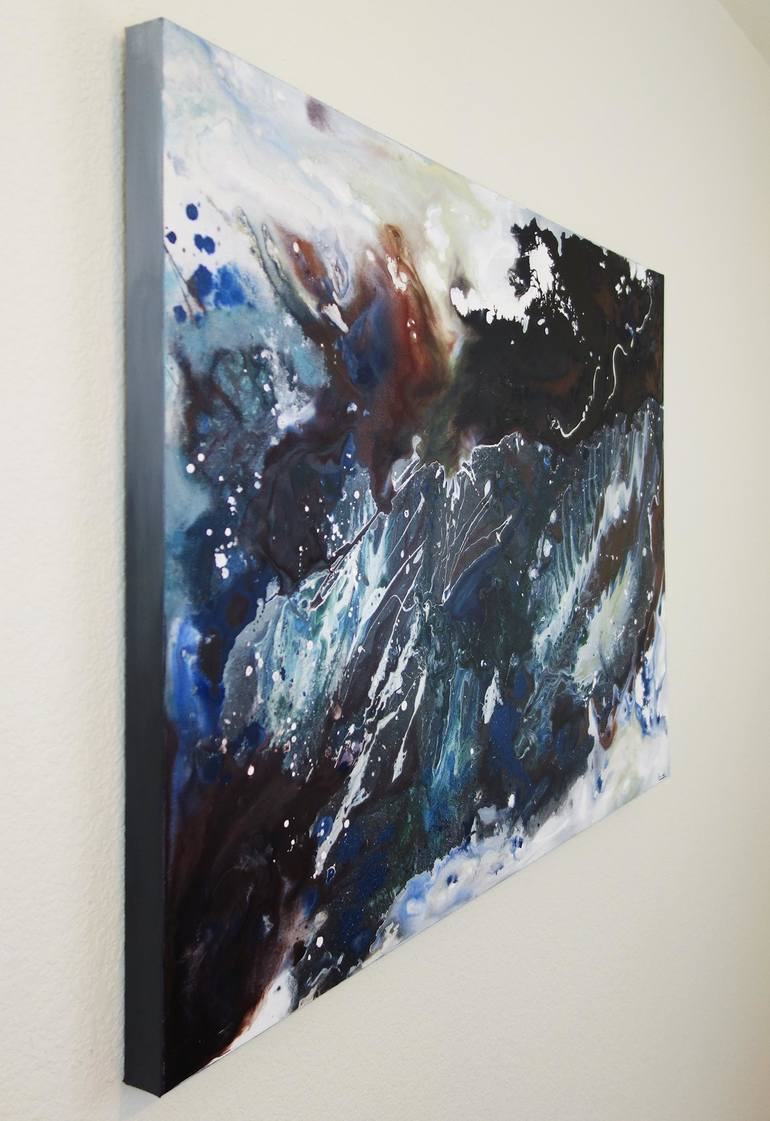 Original Abstract Expressionism Abstract Painting by Liz Whaley