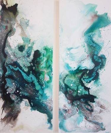 Original Abstract Expressionism Abstract Paintings by Liz Whaley