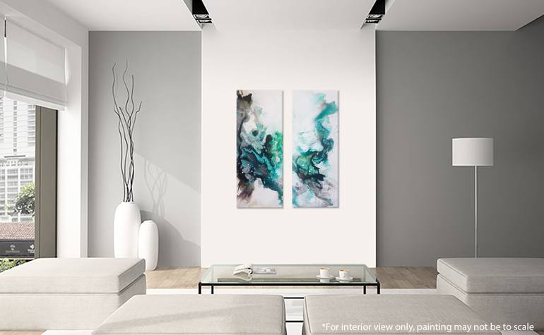 Original Abstract Expressionism Abstract Painting by Liz Whaley
