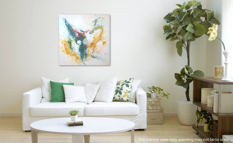 Original Abstract Expressionism Abstract Painting by Liz Whaley