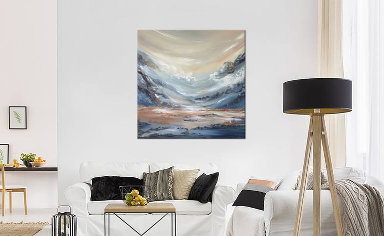 Original Abstract Landscape Painting by Liz Whaley