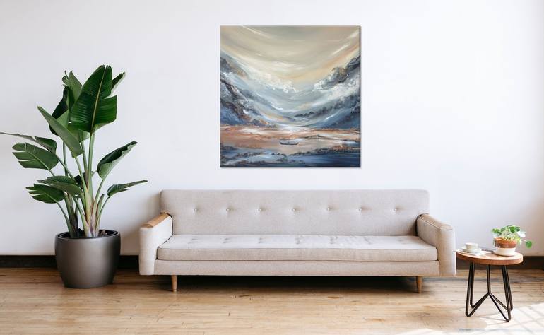 Original Abstract Landscape Painting by Liz Whaley