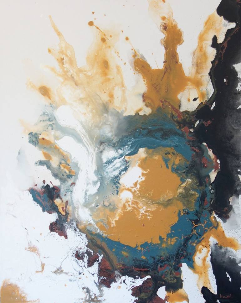Print of Abstract Expressionism Abstract Paintings by Liz Whaley