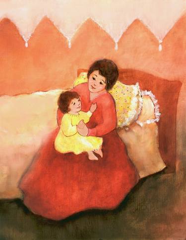 Print of Illustration Family Paintings by Amy Moreno