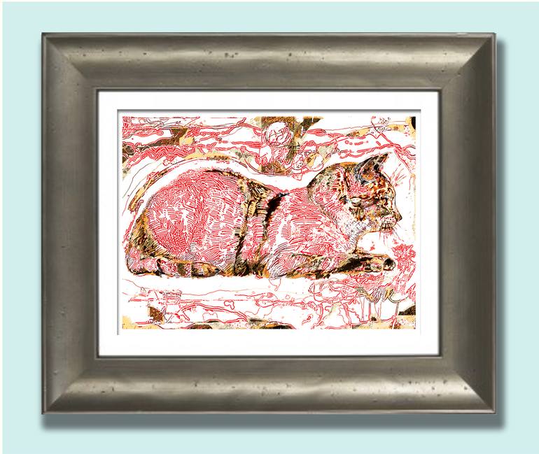 Original Expressionism Animal Printmaking by Eric Ezendam