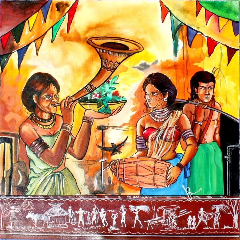 Original Conceptual Pop Culture/Celebrity Painting by Rajnandini Mohapatra