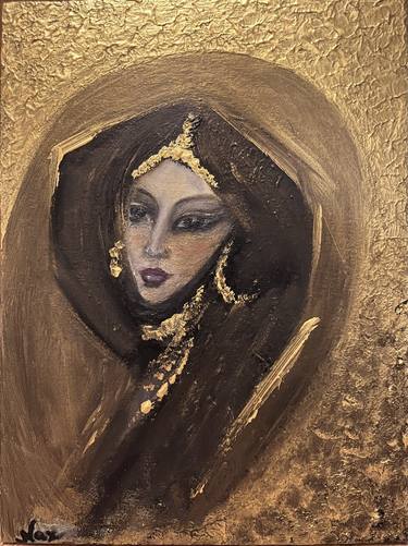 Original Expressionism Women Paintings by Nazkhanim Nezirbek