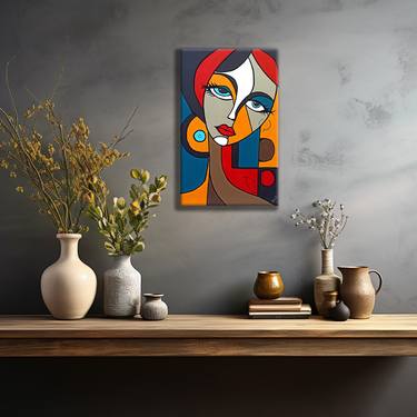 Original Abstract Women Paintings by Edit Voros