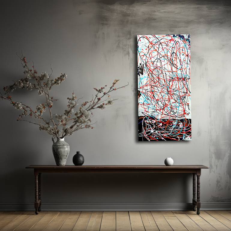 Original Abstract Painting by Edit Voros