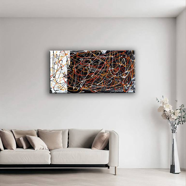 Original Abstract Painting by Edit Voros