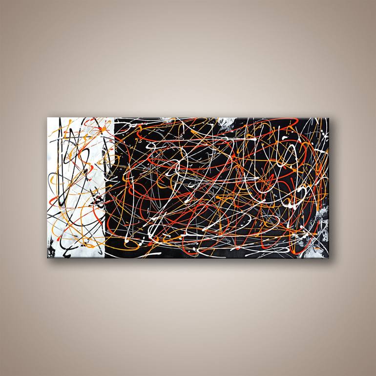 Original Abstract Painting by Edit Voros