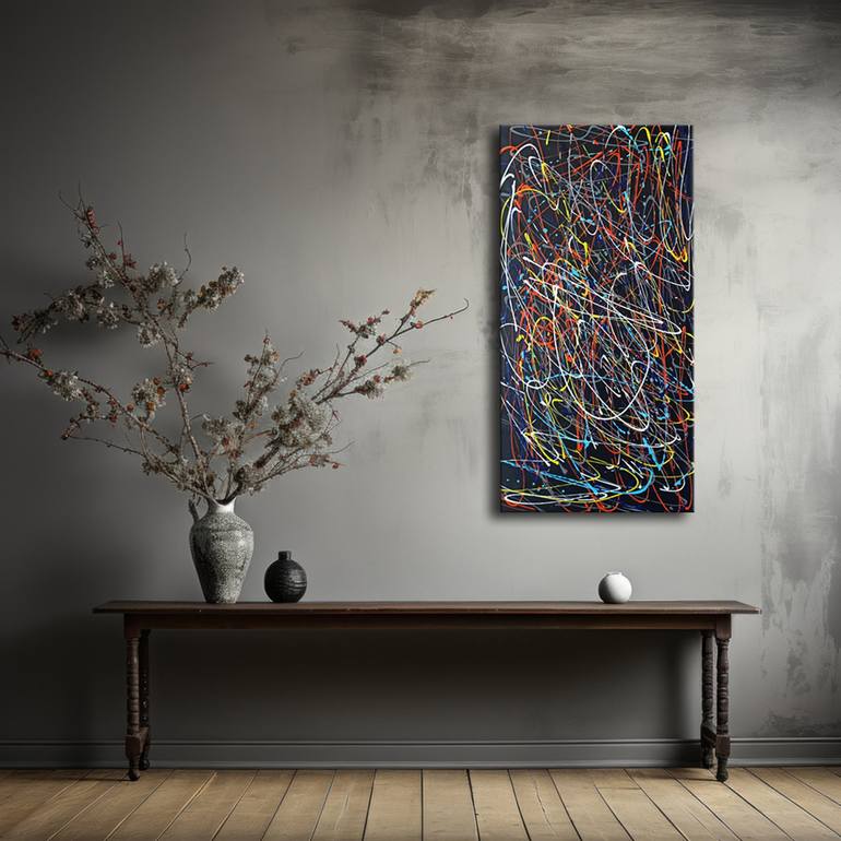 Original Abstract Painting by Edit Voros