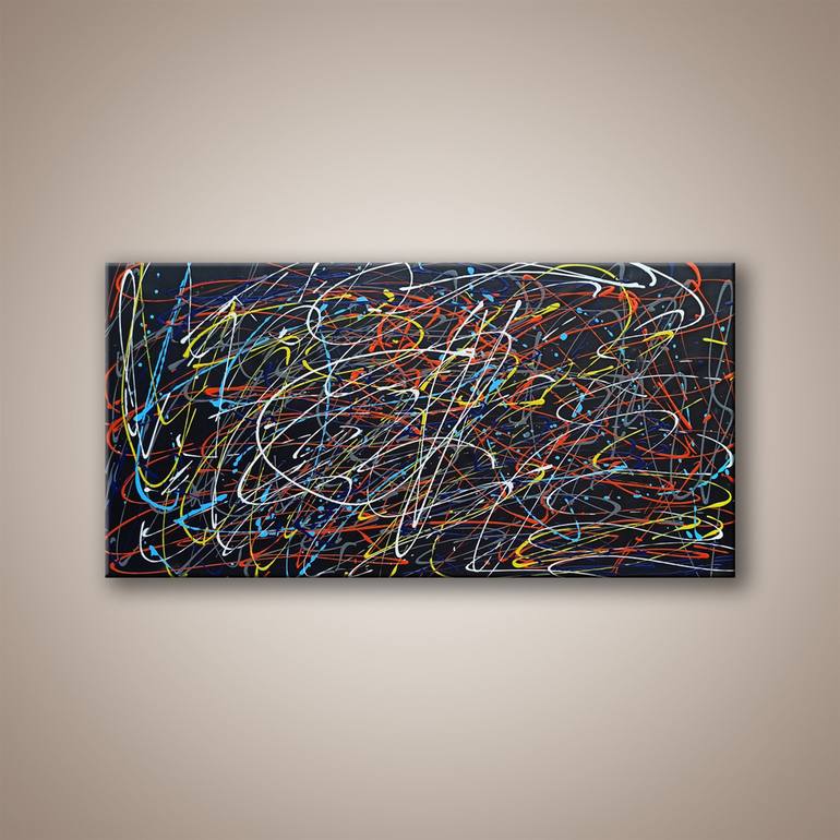 Original Abstract Painting by Edit Voros