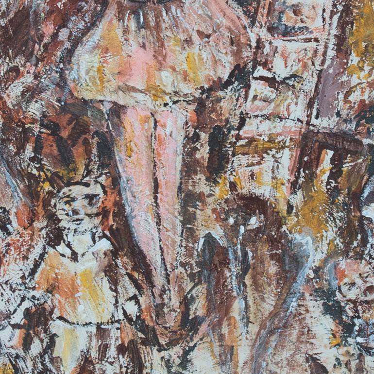 Original Abstract Expressionism Abstract Painting by David Cedeno