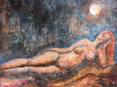 Original Nude Painting by David Cedeno