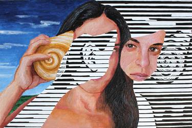 Print of Women Paintings by Yaron Dotan