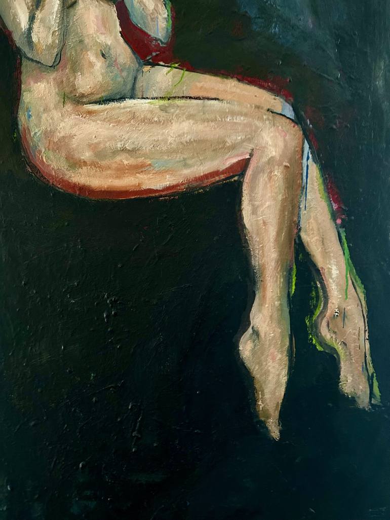 Original Contemporary Nude Painting by Mark Mckelvie