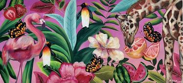 Original Floral Paintings by Elina Sanda Zake