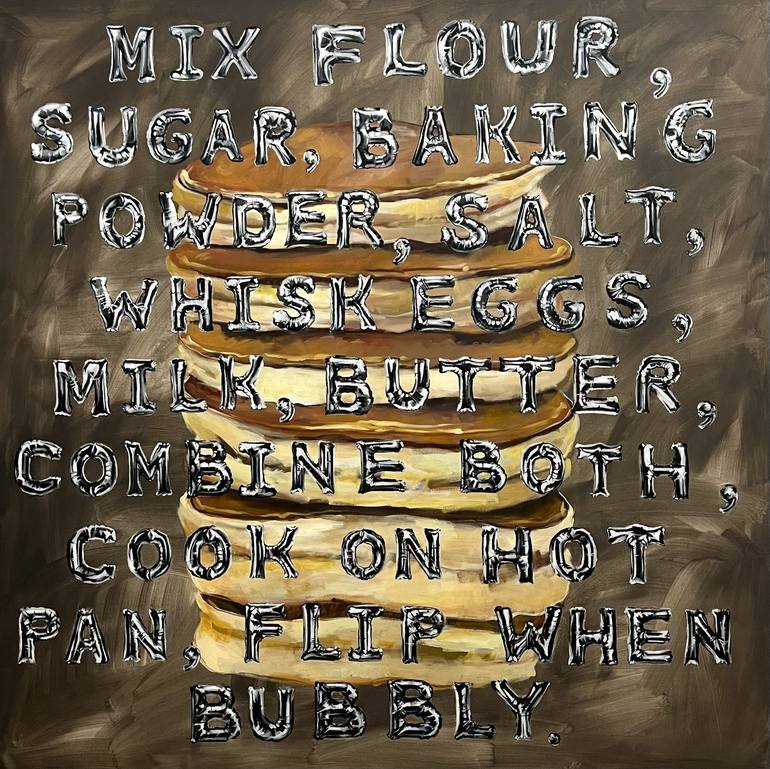 Original Abstract Expressionism Food & Drink Paintings by Elina Sanda Zake