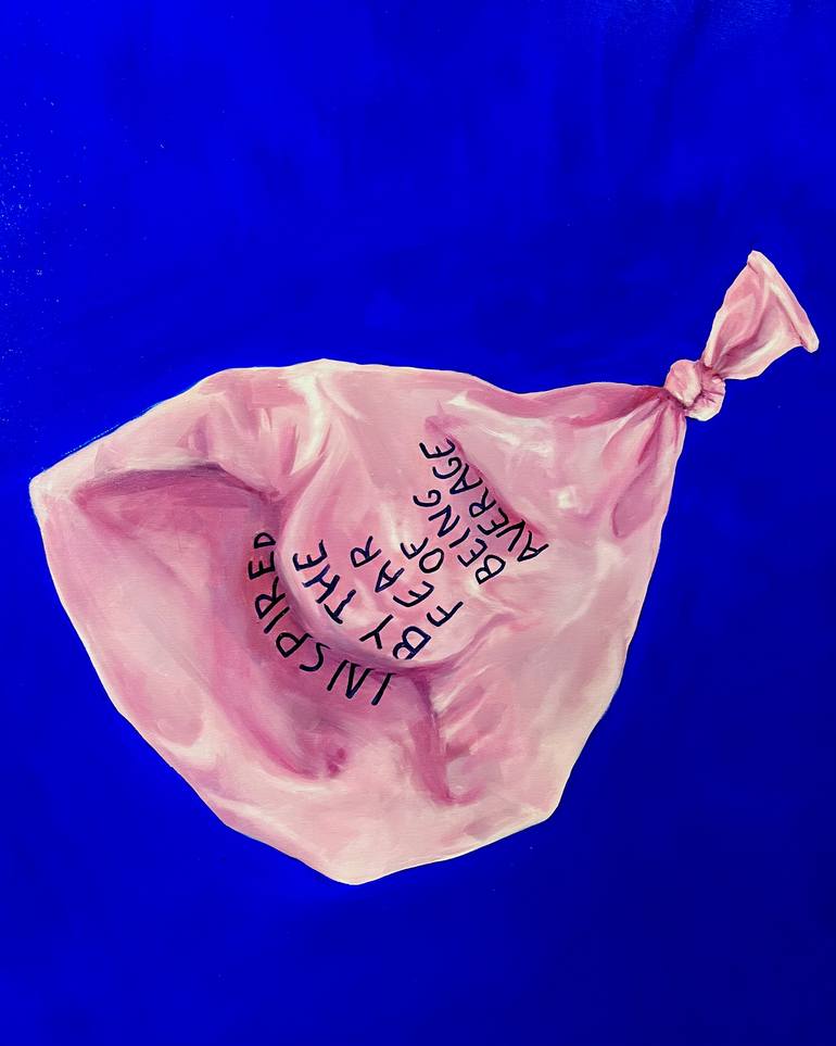 Original Conceptual Still Life Painting by Elina Sanda Zake