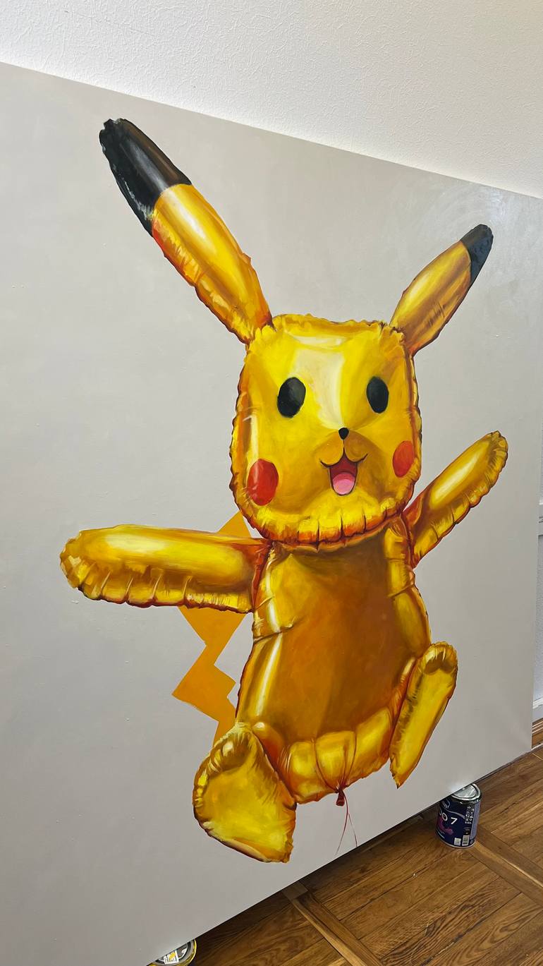 Original Contemporary Cartoon Painting by Elina Sanda Zake