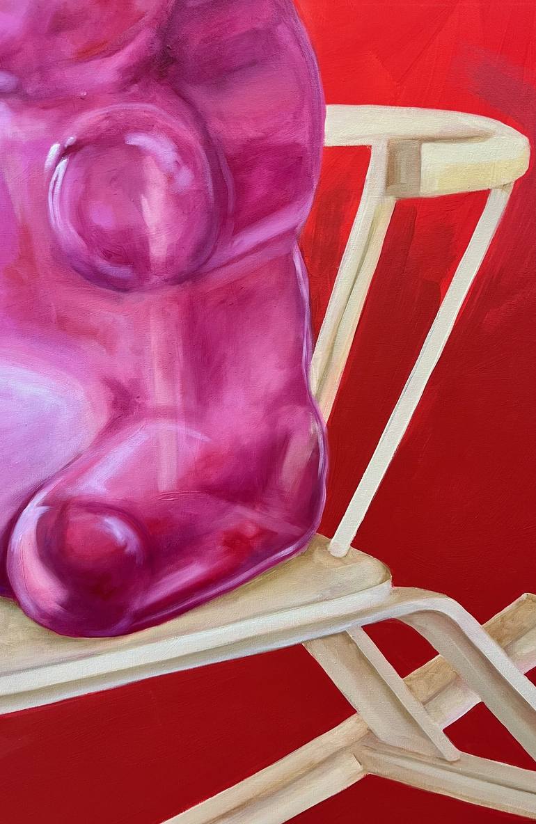 Original Abstract Expressionism Pop Culture/Celebrity Painting by Elina Sanda Zake