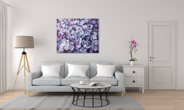 Original Fine Art Floral Painting by Elina Sanda Zake