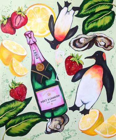 Original Food & Drink Paintings by Elina Sanda Zake