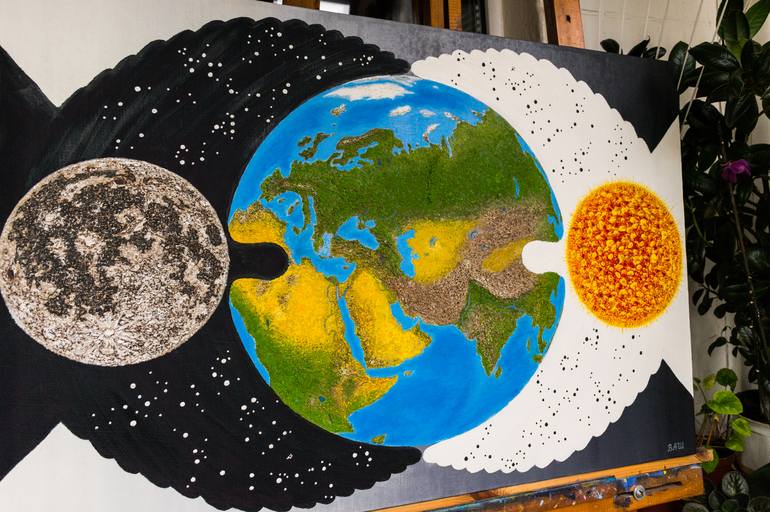 Original Simbolism Nature Painting by Slava Shakhov