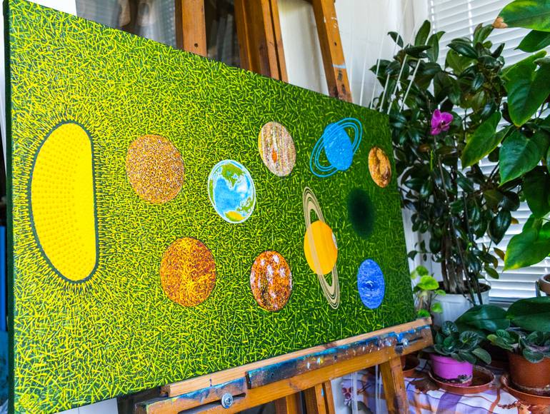 Original Abstract Sport Painting by Slava Shakhov