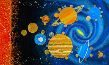 Print of Outer Space Paintings by Slava Shakhov