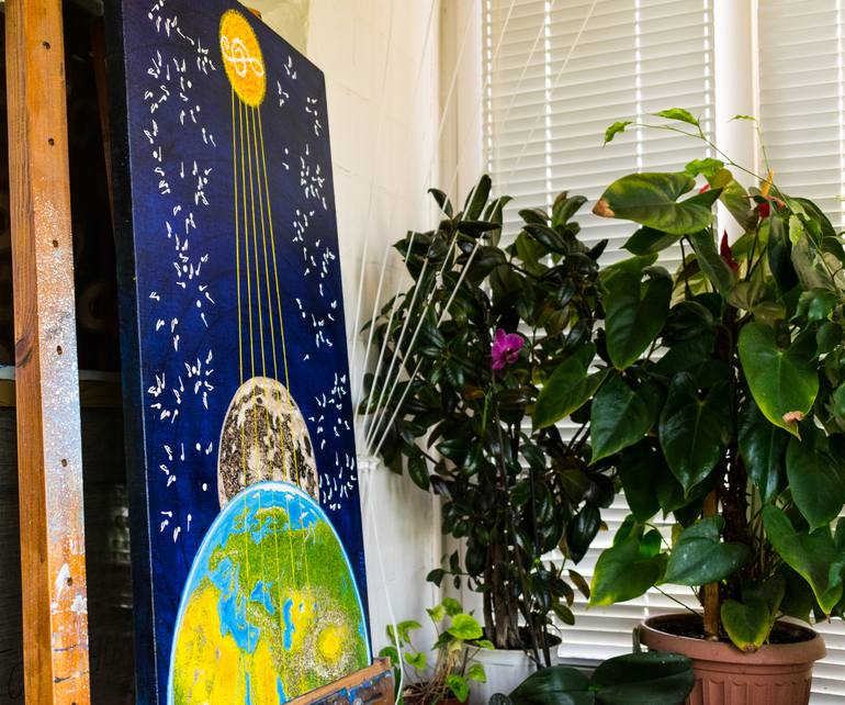 Original Symbolism Music Painting by Slava Shakhov