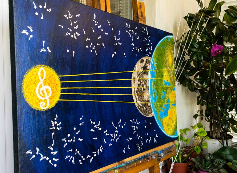 Original Symbolism Music Painting by Slava Shakhov