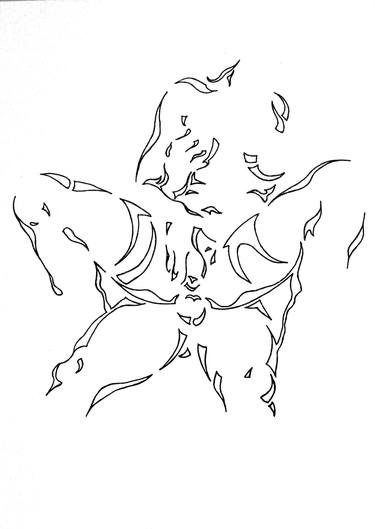 Original Minimalism Erotic Drawings by Dian Ivanov Jechev