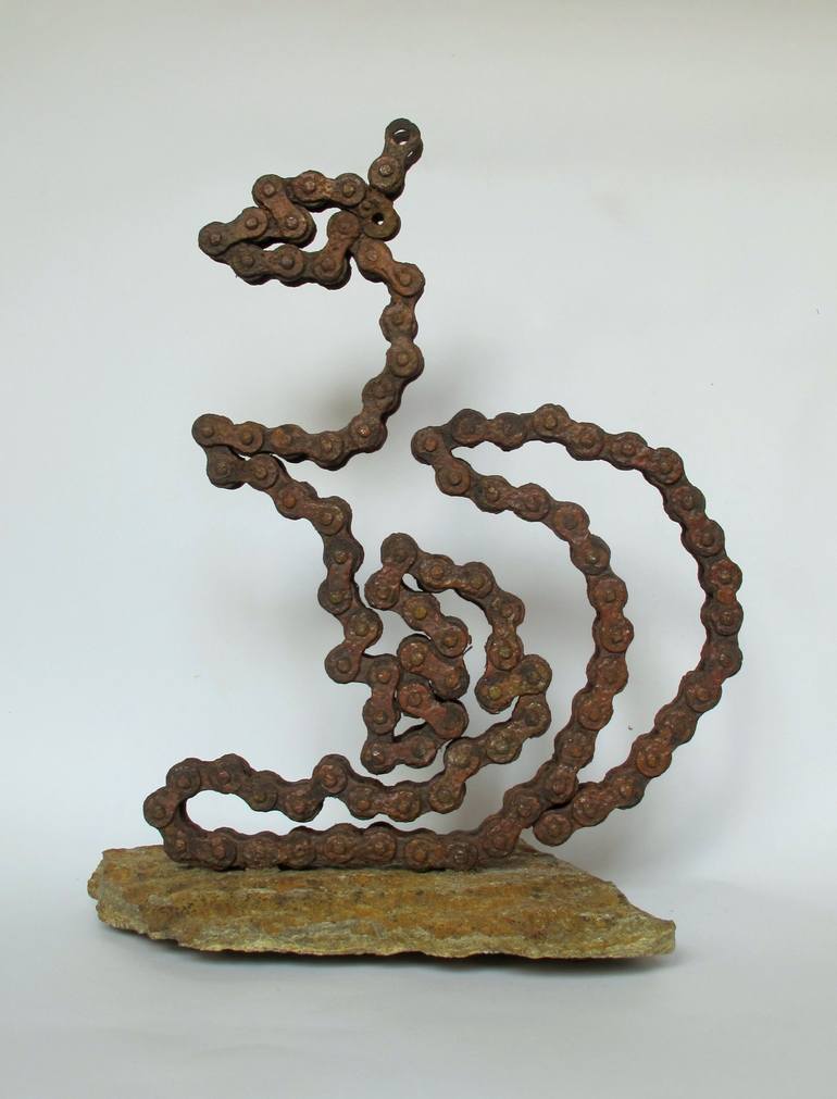 Original Abstract Sculpture by Dian Ivanov Jechev