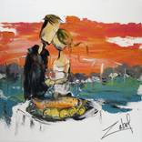 Festin de Saumon by Zabel Artist