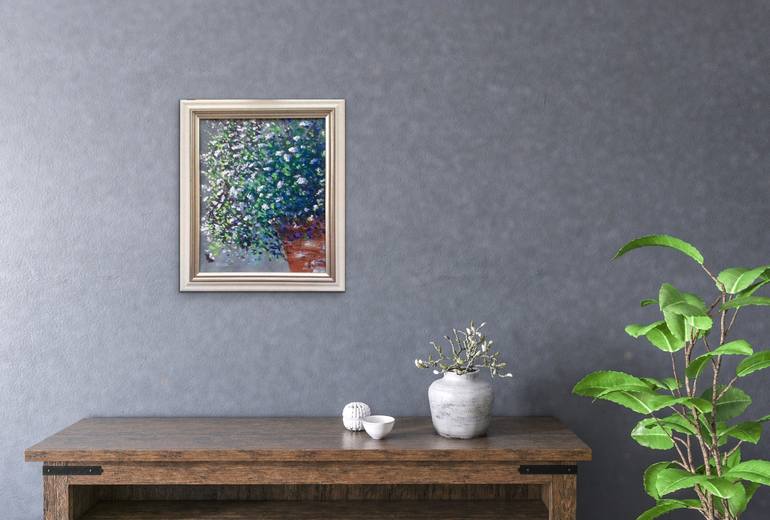 Original Abstract Floral Painting by Kay Ashton