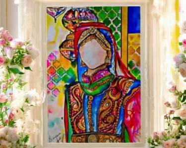 Original Contemporary Women Drawing by Sumera Nadir