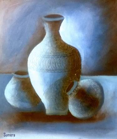 Original Still Life Paintings by Sumera Nadir