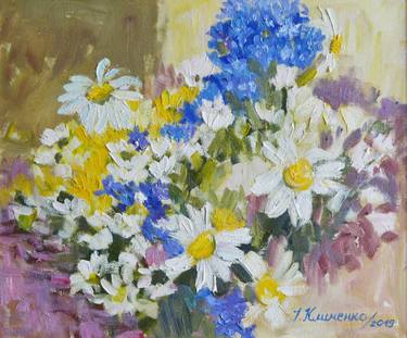 Original Impressionism Floral Paintings by Iryna Klymenko