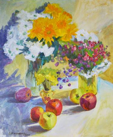 Original Still Life Paintings by Iryna Klymenko