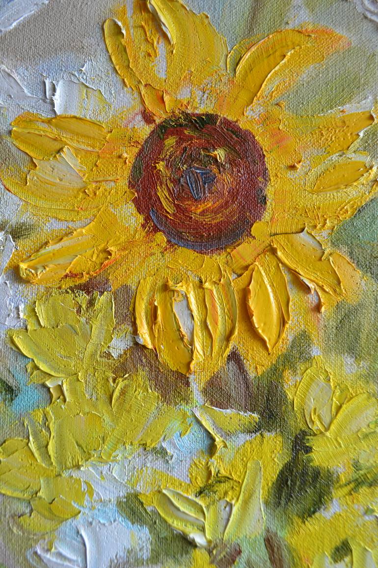 Original Impressionism Floral Painting by Iryna Klymenko