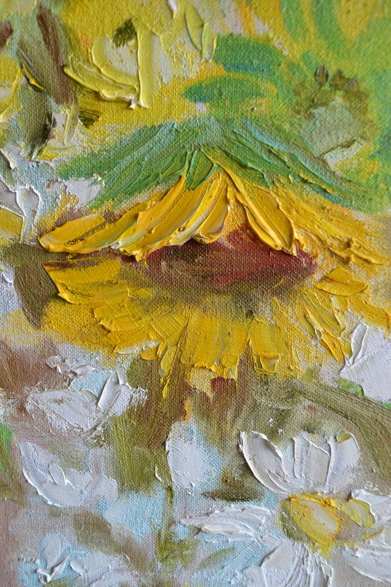 Original Impressionism Floral Painting by Iryna Klymenko