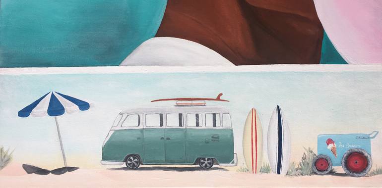 Original Pop Art People Painting by Joseph Shook