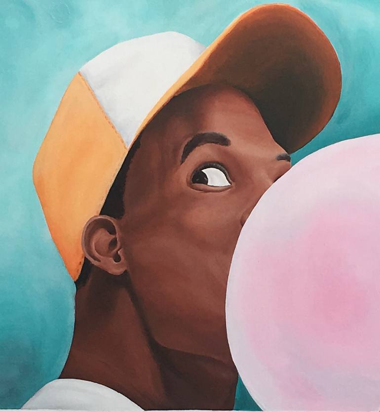 Original Pop Art People Painting by Joseph Shook