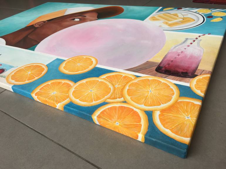 Original Pop Art People Painting by Joseph Shook