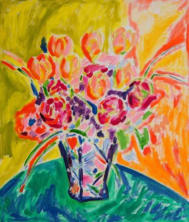 Print of Floral Paintings by Tamara Jare